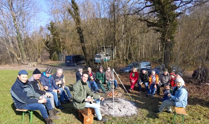 Frühjahrsputz an unserem Lehrbienenstand