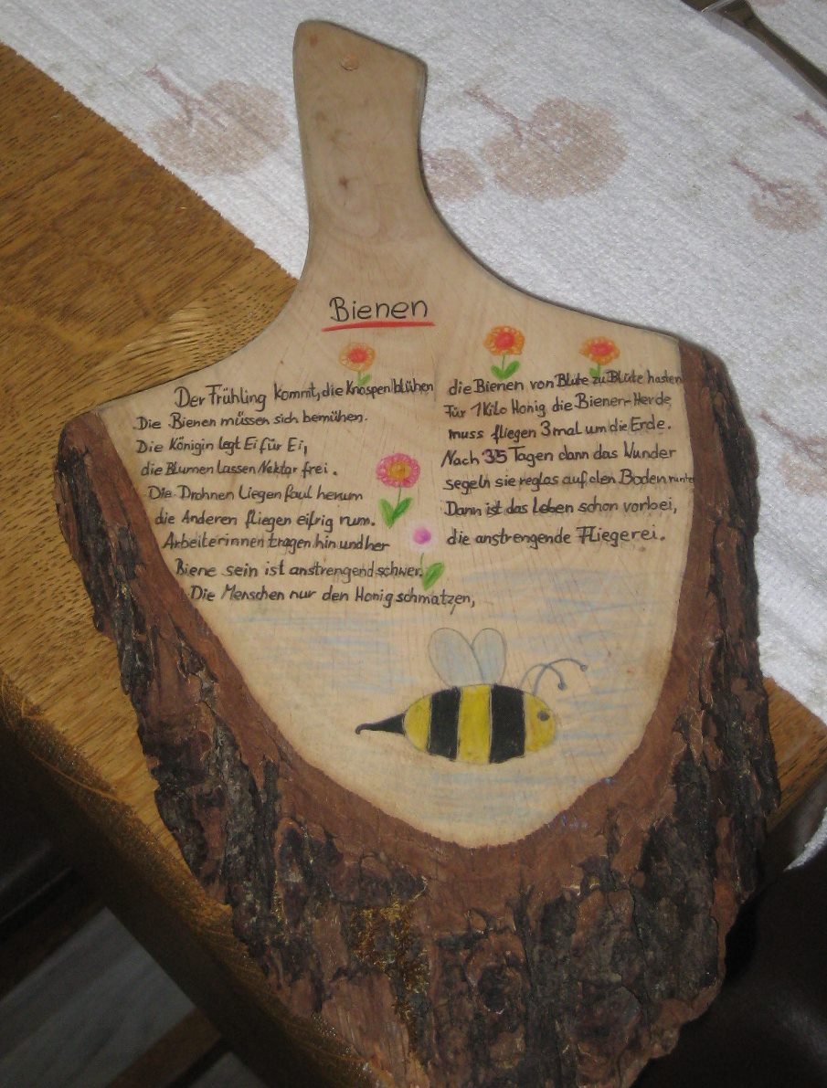 2014 05 26 Holztafel Hebelschule
